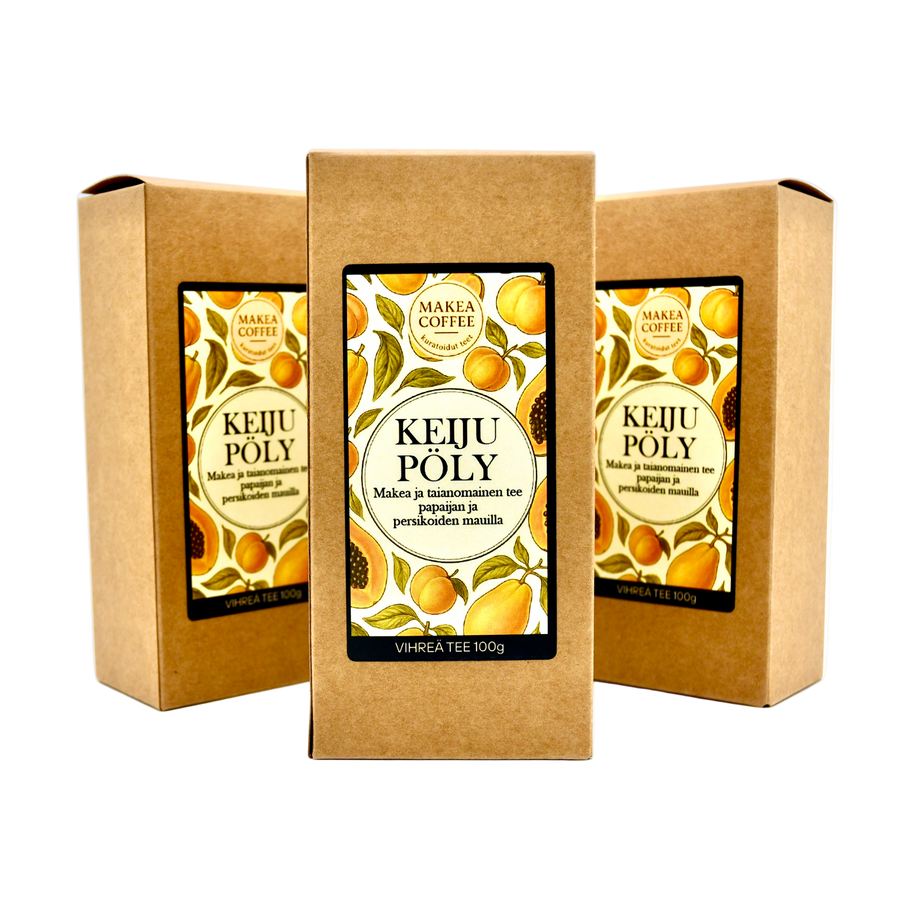 Keijupöly, vihreä tee