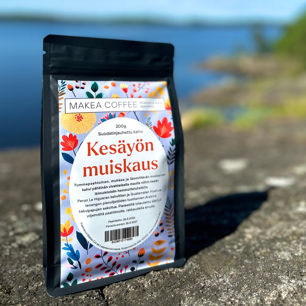 Kesäyön Muiskaus kahvi, tuotekuva